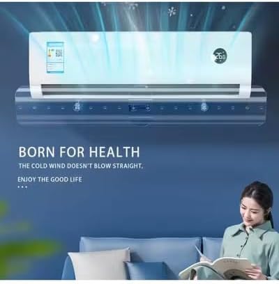Split AC Deflector Central, AC Vent Deflector Adjustable Windshield 56-102.5 CM Central AC Air Flow Deflector, Universal All AC Split Air Conditioner Deflector, Registers, Grills