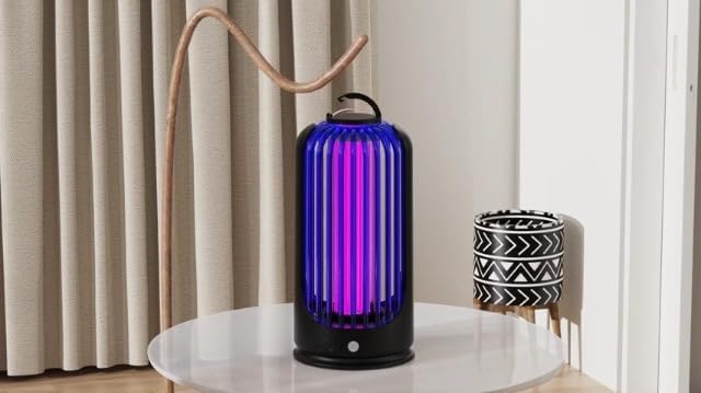 Bug Zapper for Indoor Outdoor, 2000V High Powered UV Light Mosquito Zapper Killer, Waterproof Pest Control Insect Fly Trap Equipped 60inch USB Cable for Home, Patio, Backyard
