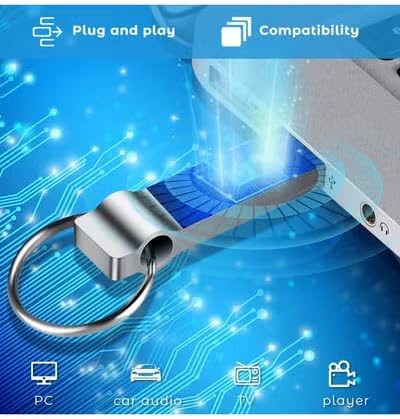 USB Flash Drive 2TB Large Capacity USB Stick 3.0 High Speed Flash Drive Waterproof Memory Stick Portable Thumb Drive for Tablet/PC/Laptop (2.0, TB)