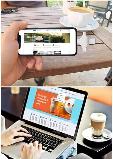 512GB OTG 4 in 1 USB Flash Drive for iPhone,External Storage Thumb Drive Photo Stick USB 3.0 Memory Stick Jump Drive PhotoStick for iPad, Android,PC (512.0, GB)