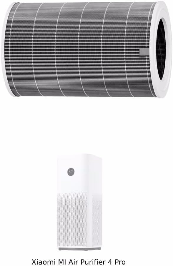 Air Purifier For Xiaomi Mi Replacement Filter for 3H&3C Compatible with Xiaomi mi Activated Carbon 360 Integrated Triple-Layer High-Efficiency H13 Grade (1)