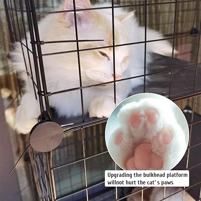 M.A&F's 3 Tier Cat Cage Indoor DIY Pet Playpen Detachable Metal Small Animal Cage Wire Ferret Cage Indoor Cat Kennels for Kitten Puppy Bunny