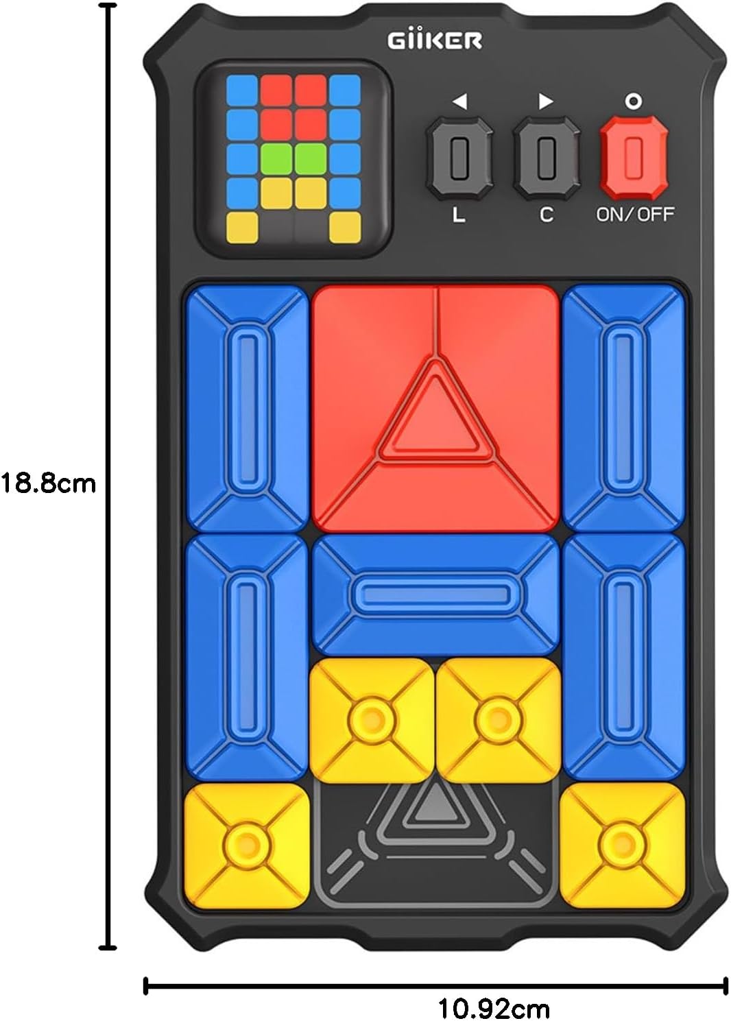 Super Slide Puzzles Brain Games,500+Level Slide IQ Puzzles Game,Handheld Educational Family Day Toys,Leisure Travel Relaxation Stress Toys,Gifts for Kids of All Ages
