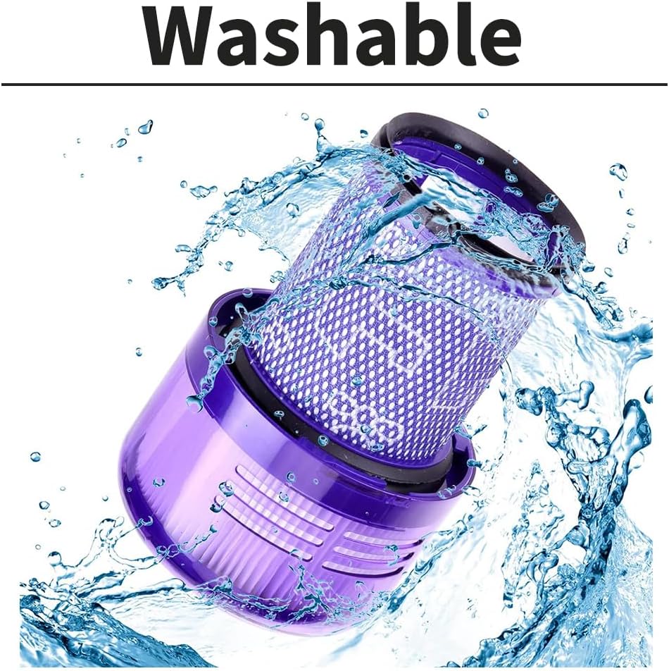 M.A&F's Filter Replacement for Dyson V12 Detect Slim Vacuums, V12 Slim Vacuums, Compare to Part 971517-01. (NOT for SV12 Vacuum)