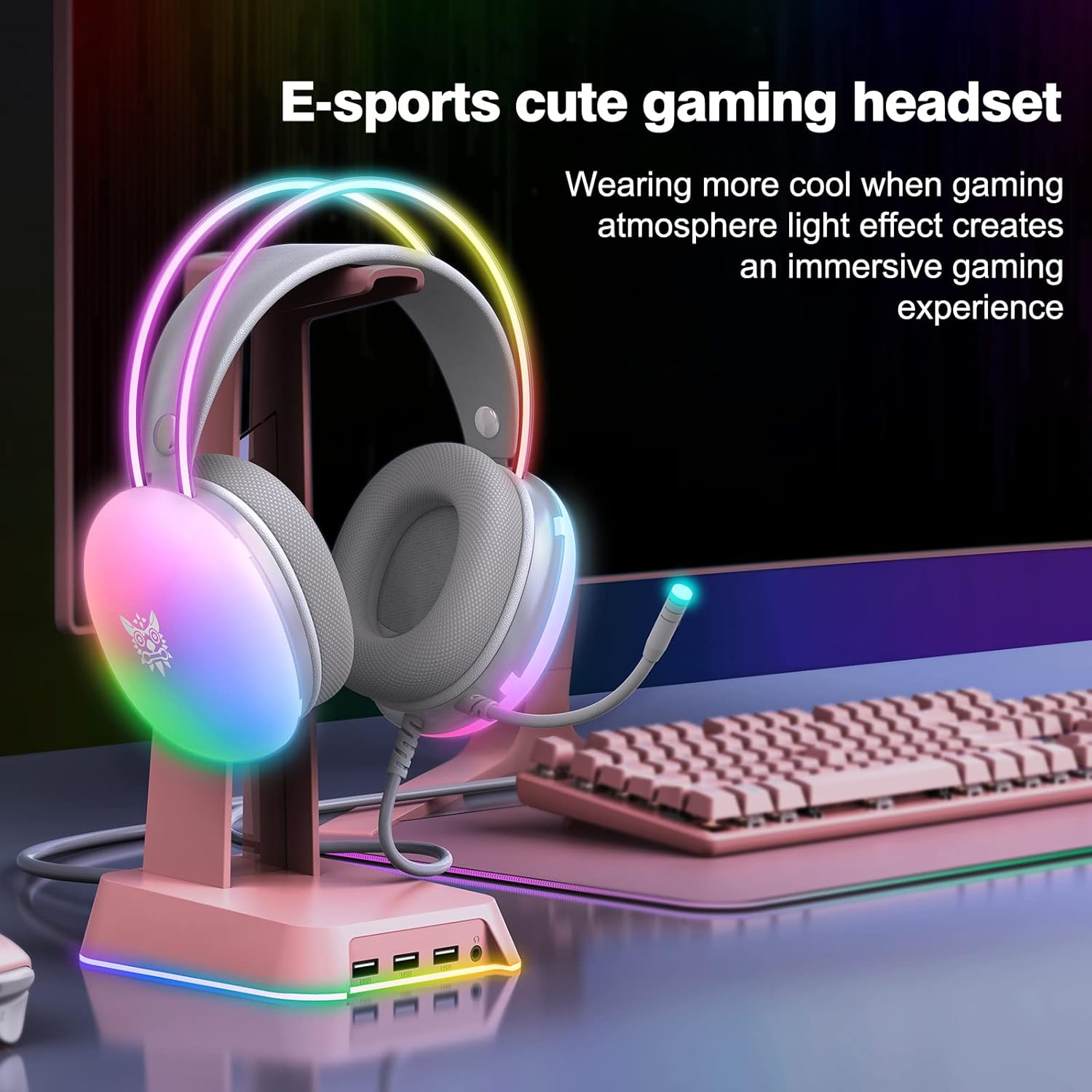 X25 Gaming Headset Over-Ear Gaming Wired Headphones with Mic for PS4/PS5/XOne/XSeries/NSwitch/PC