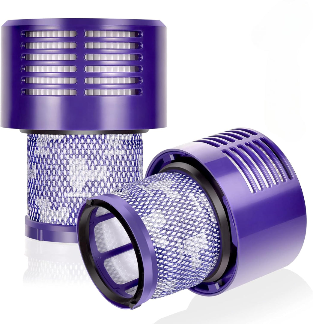 Vacuum Filter Replacements for Dyson V10 Cyclone Series, Animal, Absolute, Total Clean, SV12, Part No. 969082-01 (2 Pack Filters)