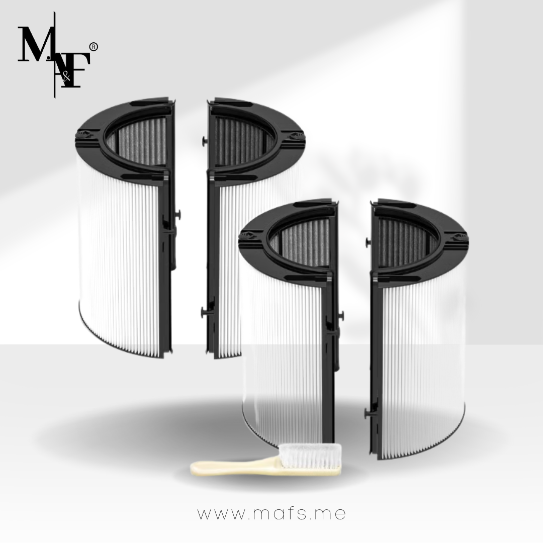 M.A&F's True HEPA+Carbon Filter 2-Pack Replacement for Dyson PH01 PH02 PH03 HP06 TP06 HP07 TP07 HP09 TP09 HP10 TP10 360° Combi Glass Purifying Fans, Compatible with Dyson Pure Cool Hot Air Puri-fier