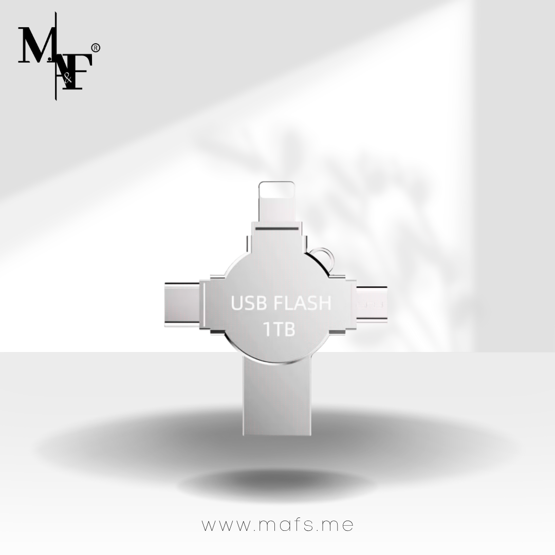 M.A&F's 1TB OTG 4 in 1 USB Flash Drive for iPhone,External Storage Thumb Drive Photo Stick USB 3.0 Memory Stick Jump Drive PhotoStick for iPad, Android,PC (1.0, TB)