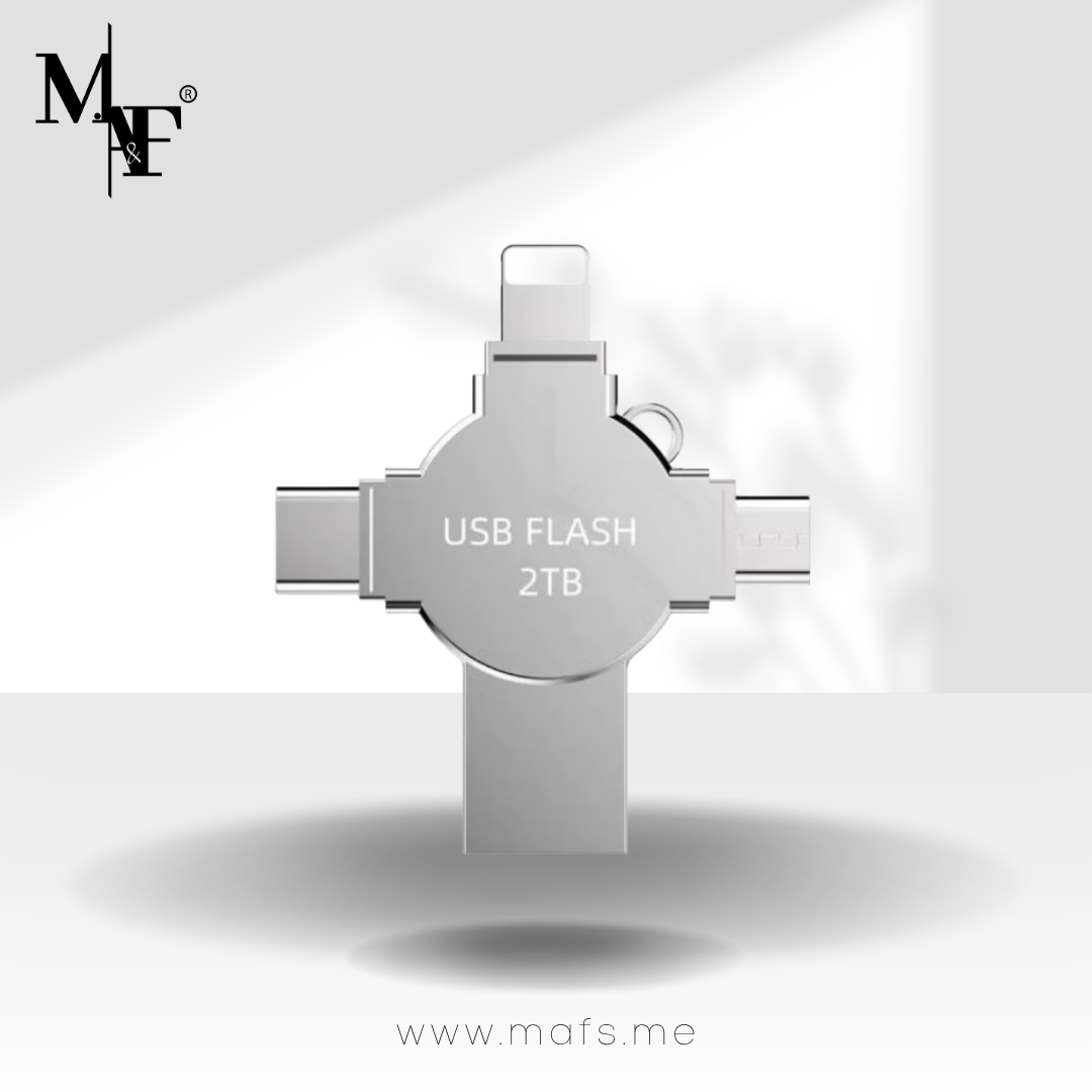 M.A&F's 2TB OTG 4 in 1 USB Flash Drive for iPhone,External Storage Thumb Drive Photo Stick USB 3.0 Memory Stick Jump Drive PhotoStick for iPad, Android,PC (2.0, TB)