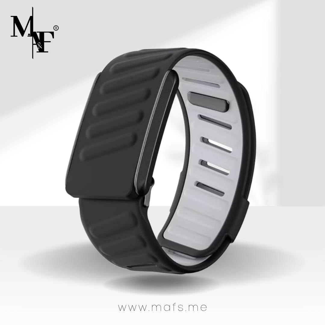 M.A&F's Sport Comfort Durable Silicone Wristband Compatible with WHOOP 4.0 Band, Durable, Comfortable, Breathable and Adjustable Strap for Men & Women, with U Shaped Connector