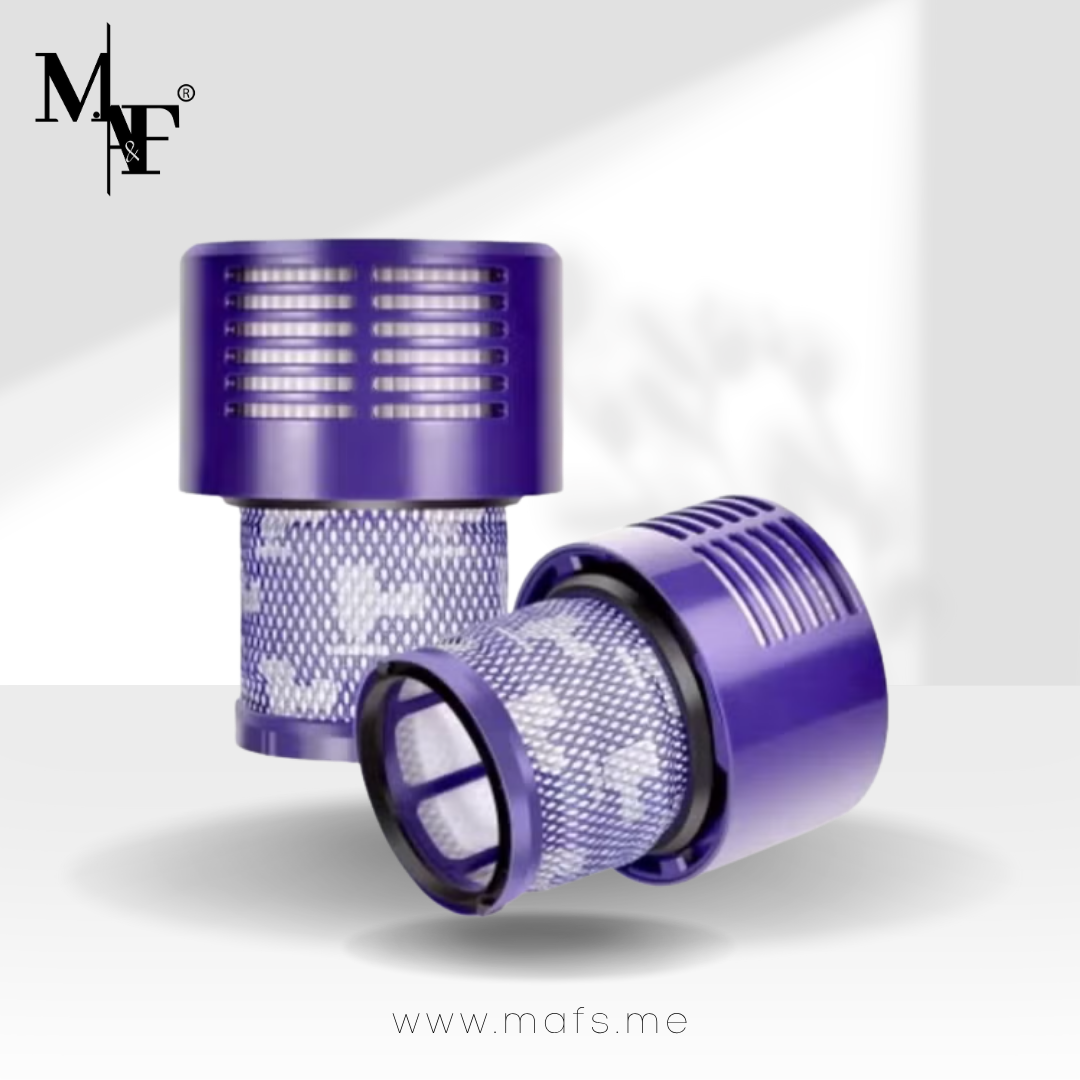 M.A&F's Vacuum Filter Replacements for Dyson V10 Cyclone Series, Animal, Absolute, Total Clean, SV12, Part No. 969082-01 (2 Pack Filters)
