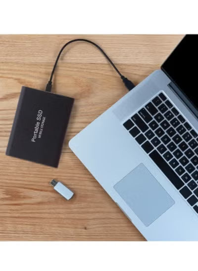 Portable External Hard Drive, Mini SSD Hard Drives,Solid State External Drives,Computer Backup Drive,USB 3.1 to Type-C Support Data Storage Transfer for Windows XP PC Laptop and Mac